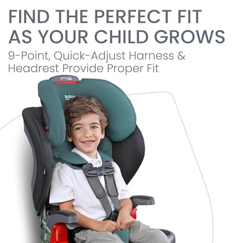 Britax Grow with You ClickTight Harness-2-Booster Car Seat, 2-in-1 High Back Booster, Green Contour — view 6