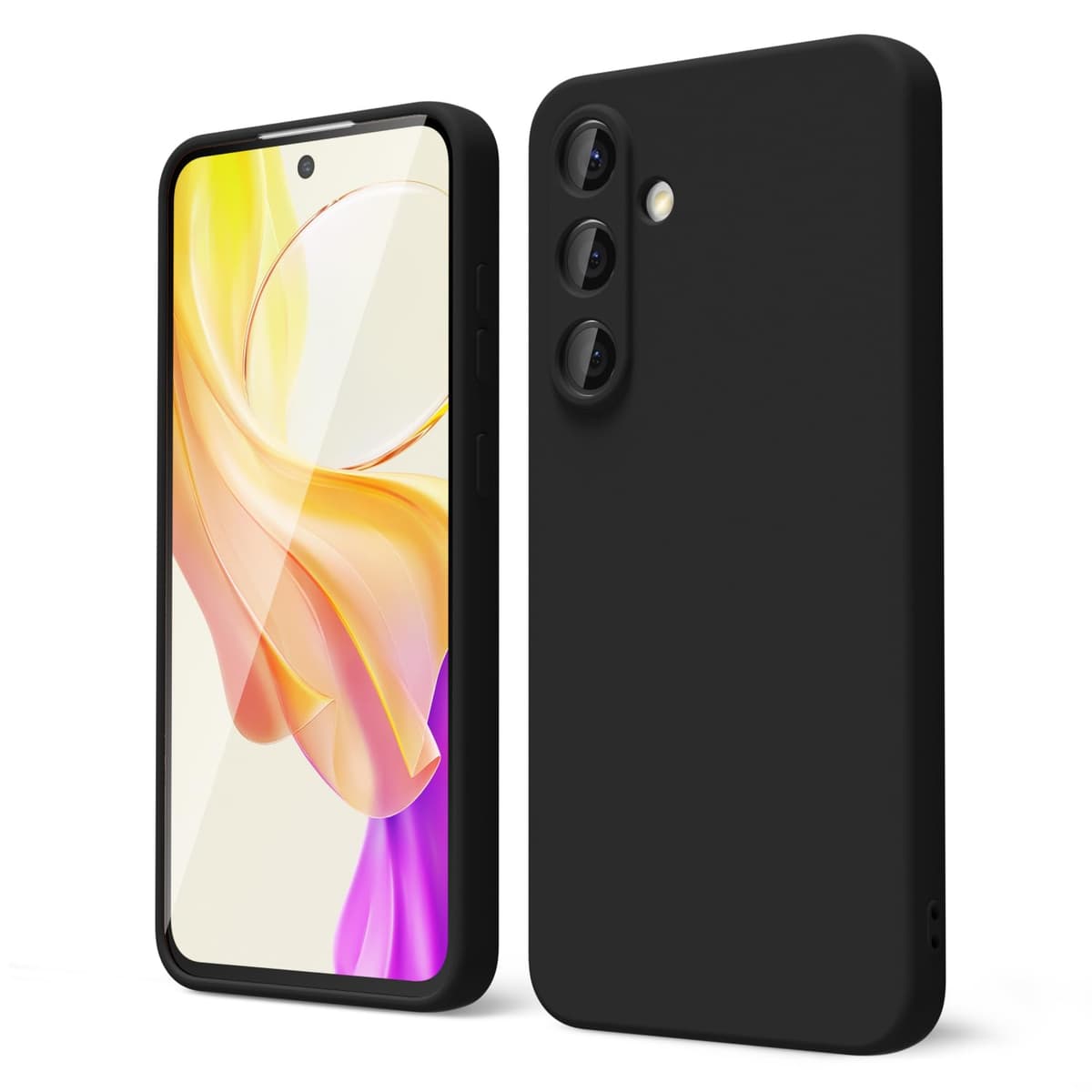 oakxco for Samsung Galaxy S23 Phone Case Liquid Silicone,Cute Thin Slim Soft Rubber TPU Plain Smooth Gel Cover for Women Girl Aesthetic Design, Matte Solid Protective & Shockproof, Burgundy Plum Wine — view 396