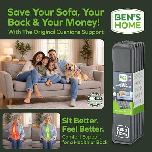 BEN'SHOME® Couch Cushion Support Board for Sagging Sofas | 58-67" x 19.7" — view 6