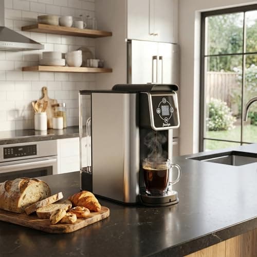 Jesslyn 3-in-1 Single Serve Coffee Maker, Compatible with K-Cup Pods, Ground Coffee & Loose Leaf Tea, Coffee Machine with 50oz Removable Water Reservoir, 6-10oz Brew Sizes, Fast Brewing(Black) — view 6