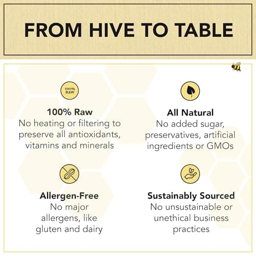 Drizzle Cinnamon Spiced Raw Honey - Raw, Unfiltered, and Unprocessed - Rich in Nutrients and Beneficial Enzymes - Notes of Cloves & Nutmeg - 100% Raw, Pure Honey - Gluten-Free, Paleo-Friendly (Pack of 2) 350g — view 5