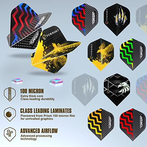 Darts Metal Tip Set - Steel Tip Darts Darts Set Professional Metal Darts 12 pcs 22/24 Grams Pro Dart Set with Stylish Case Aluminum Shafts Extra 9 Flights — view 5