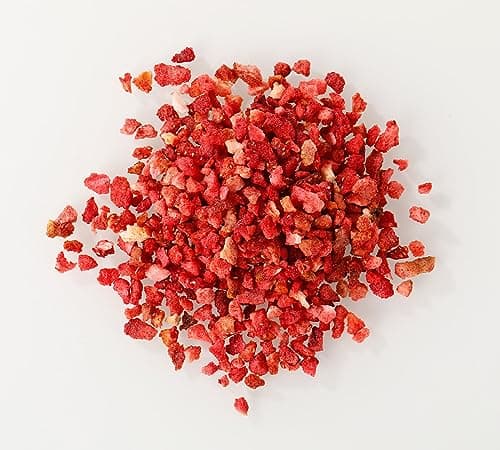 Premium Freeze Dried Strawberries Pieces 6.5 Oz/185g,Frozen Dried Strawberry,100% Pure & No Additives. — view 3