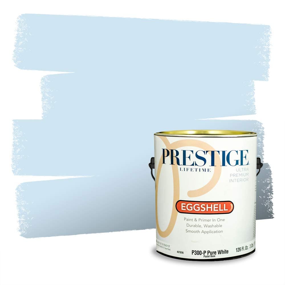PRESTIGE Paints Interior Paint and Primer In One, 1-Gallon, Semi-Gloss, Comparable Match of Valspar* Dewdrop* — view 412