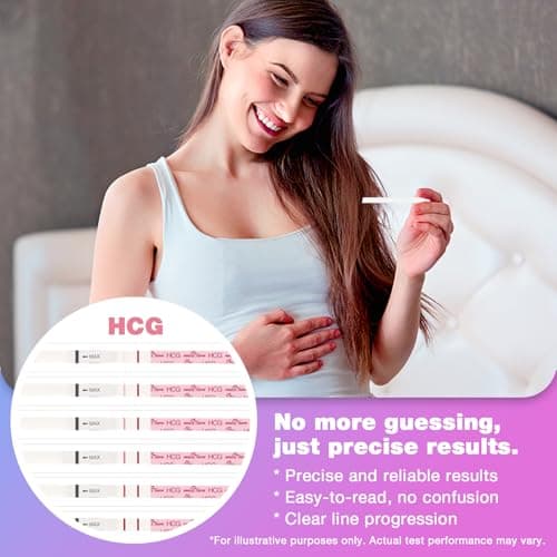 Easy@Home 50 Ovulation & 20 Pregnancy Test Strips Kits: Easy to Use Sensitive Accurate Reliable Fertility Predictor (Pink) — view 3