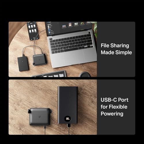 TP-Link Roam 6 AX1500 Portable Wi-Fi 6 Travel Router Dual-Band | Easy Public WiFi Sharing | Hotel/RV/Travel Approved | Phone WiFi Tether | USB C 3.0 | Multi-Mode | OpenVPN, WireGuard® | TL-WR1512X — view 7