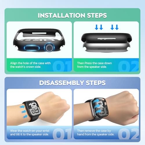 Misxi Case with Screen Protector for 46mm Apple Watch Series 11/10 — view 5