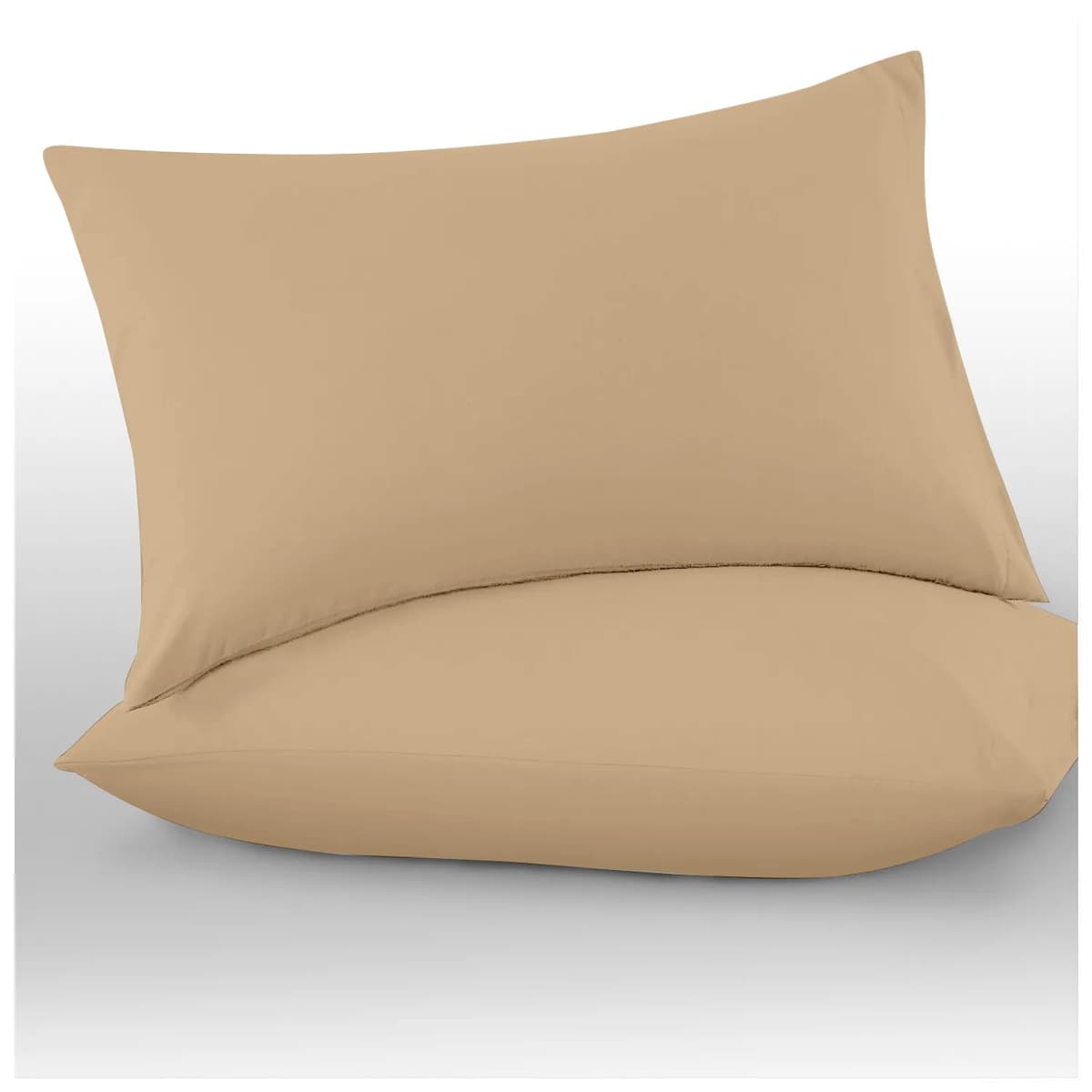 GC GAVENO CAVAILIA Fitted Sheet Single Bed (91 x 190cm) - Grey Bedding Sheets - Plain Dyed Microfiber Bed Sheets Single - (10 inch) 25cm Deep Pocket Bottom Sheet - Easycare - Wrinkle & Fade Resistant — view 8
