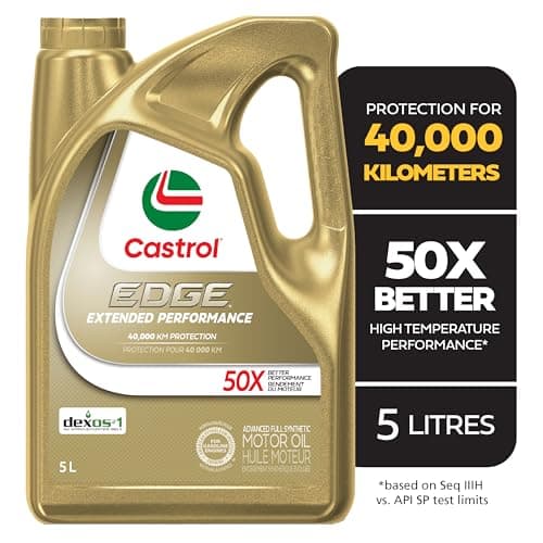 Castrol Edge Extended Performance 0W-20 Advanced Full Synthetic Motor Oil, 5 Litres - Made in Canada — view 2