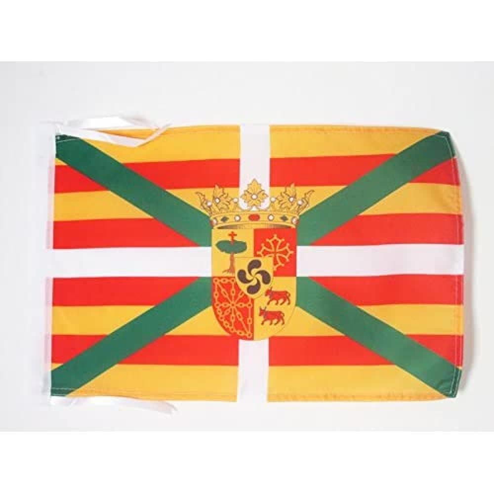 AZ FLAG Bandera de ESPAÑA SIN Armas 45x30cm - BANDERINA ESPAÑOLA SIN Escudo 30 x 45 cm cordeles — view 364