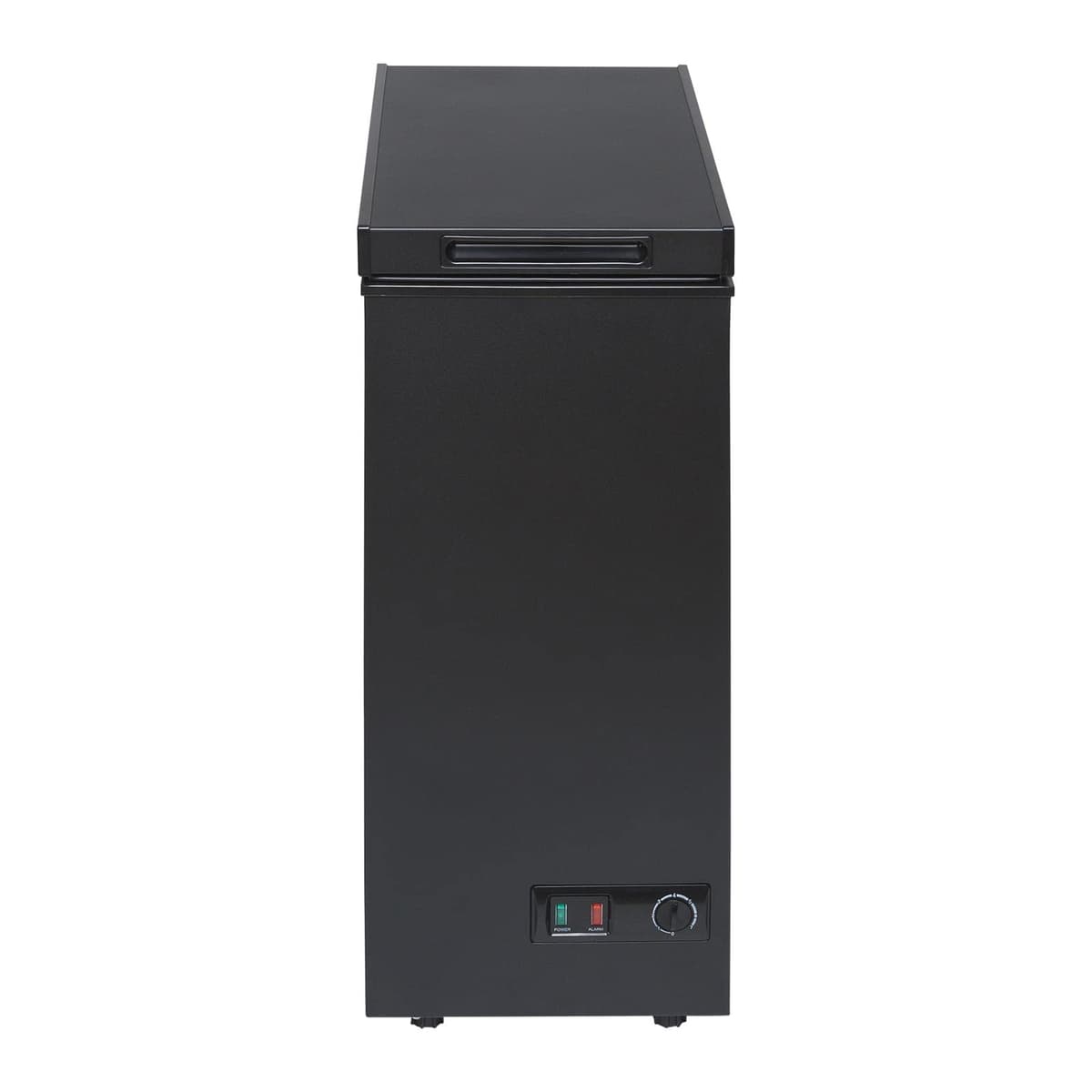 SIA CHF60B Black Chest Freezer with Removable Wire Basket, 53L Slimline Compact Freestanding Freezer, 36cm Wide, Adjustable Temperature Control, E Rated, 2 Years Parts And Labour Guarantee — view 2
