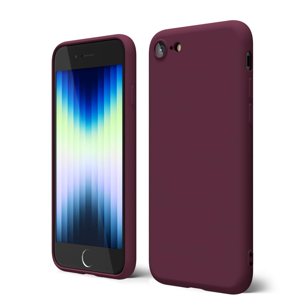 oakxco for iPhone 17 Pro Max Phone Case Liquid Silicone, Cute Thin Slim Grip Soft Rubber Gel for Women Men, Smooth Matte TPU Plain Solid Color Girly Simple Case with Camera Cover, Light Pink — view 803