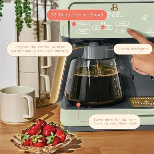 Programmable 12-Cup & Single-Serve Multi-Brew Coffee Maker, Digital Controls, Large Capacity, Easy to Use — view 2