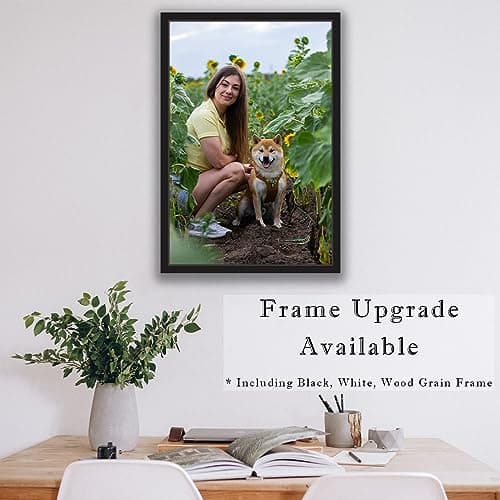 Custom Canvas Prints with Your Photos Framed Canvas Customized Wall Art Personalized Canvas Pictures for Pet/Family Gifts for Mom/Men/Women 8 x 10 — view 6