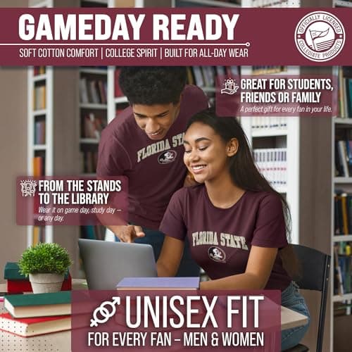 Florida State Seminoles Gameday Cotton T-Shirt for Men and Women — view 3
