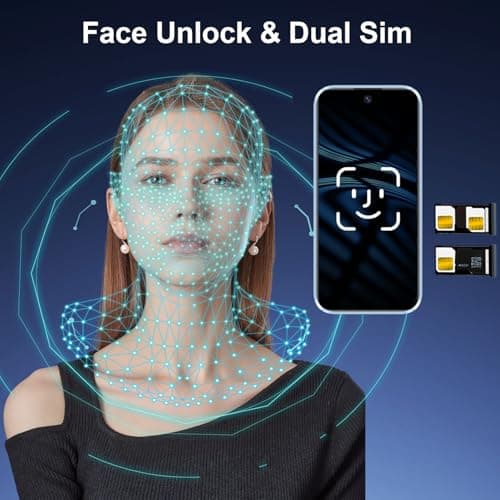 BLKE AIR Mini Phone 4G Unlocked 3+32GB Mini Smartphone with 3.7'' HD Touch Screen 2000mAh Battery Compact Backup World's Smallest Phone for Kids & Students GPS Dual SIM Face ID Blue — view 6