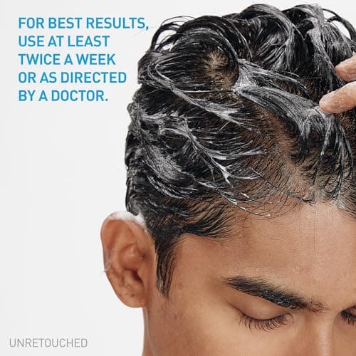 CeraVe 2-in-1 Anti-Dandruff Hydrating Shampoo and Conditioner, Gently Cleanse Scalp, Remove Flakes, & Reduce Itching while Hydrating the Hair. Suitable for all Hair Types, Even Colour-Treated. 355mL — view 8