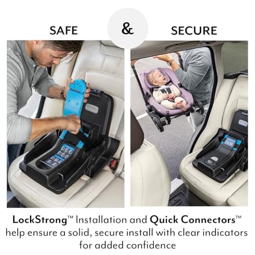 Evenflo Shyft DualRide Infant Car Seat Stroller Combo w Carryall Storage and Green & Gentle Fabric (Agate) — view 3