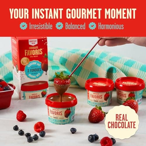 Chocolats Favoris 3-Pack Classic Milk Chocolate Fondue, Ready in 1 Min — view 3