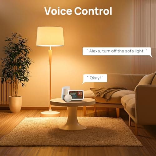 Linkind Matter Smart Light Bulb, Tunable Soft White to Daylight, Compatible with Alexa/Apple Home/Google Home/AiDot, 2.4GHz Wi-Fi Bluetooth, 800LM 60W Equivalent, A19 E26 6-Pack — view 4