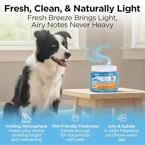 Arm & Hammer for Pets Air Care Pet Scents Deodorizing Gel Beads, Pet Odor Eliminator for Rooms Closets and Small Spaces with Long Lasting Odor Control, Fresh Breeze Scent, 12 oz — view 9