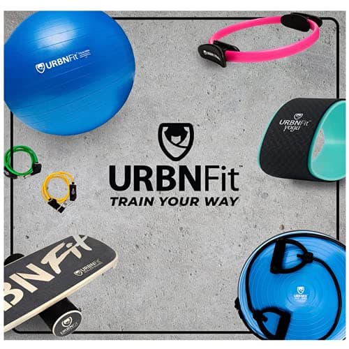 URBNFit Exercise Ball - Yoga Ball for Workout, Pilates, Pregnancy, Stability - Swiss Balance Ball w/Pump - Fitness Ball Chair for Office, Home Gym, Labor- Black, 26 in — view 8
