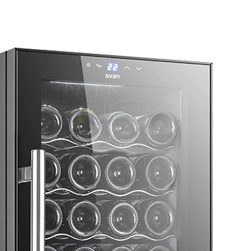 SVAN Vinoteca 32 Botellas Negro SVN3200S. 65W, Display LED táctil, Pantalla Digital Exterior, 8 Rejillas Metálicas, Clase de Eficiencia Enérgetica G — view 2