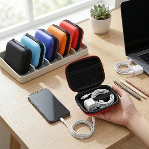Portable EVA Playing Card Case with Zipper, Travel Card Storage Holder Fits Up to 108 Cards for UNO Poker Game Accessories — view 3