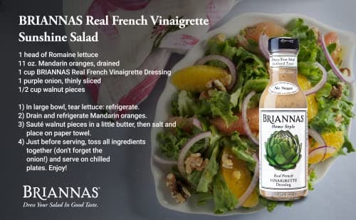 Brianna's Homestyle Real French Vinaigrette, Salad Dressing, Gluten Free, No Sugar, Vegan, No MSG, 355ml — view 4