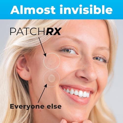 PatchRx Pimple Patches for Face (120 Patches), Hydrocolloid Pimple Patches - Pimple Patch Zit Patch and Pimple Stickers - Hydrocolloid Pimple Dots for Pimples - Zit Patches — view 2
