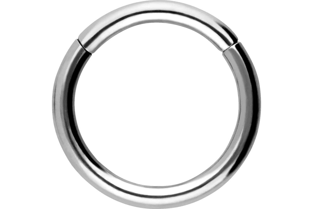 PIERCINGLINE Anillo segmento Clicker de acero quirúrgico – Piercing en oro, plata, rosa, negro o azul – para nariz, tabique, oreja, hélice o tragus — view 148