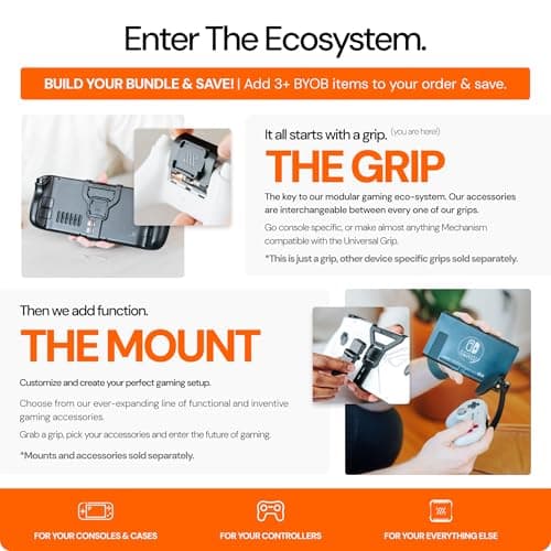 Mechanism Console Grip for Steam Deck OLED & LCD Consoles - Deckmate Grip | Build your Bundle Accessories — view 2