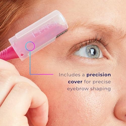 Schick Hydro Silk Touch-Up Dermaplaning Tool with Precision Cover, 3ct | Dermaplane Razor, Face Razors for Women, Peach Fuzz Remover — view 3