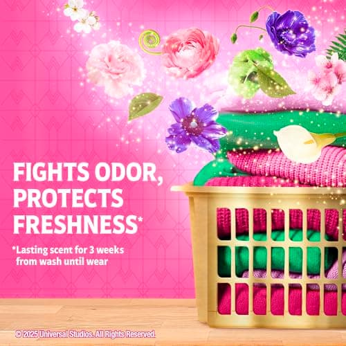 Gain Flings! "Wicked: For Good" Limited Edition Laundry Detergent Pacs, 42 Count, Fantabulous Floral Scent, 3 in 1 HE Detergent Pacs with Oxi Boost and Febreeze — view 4