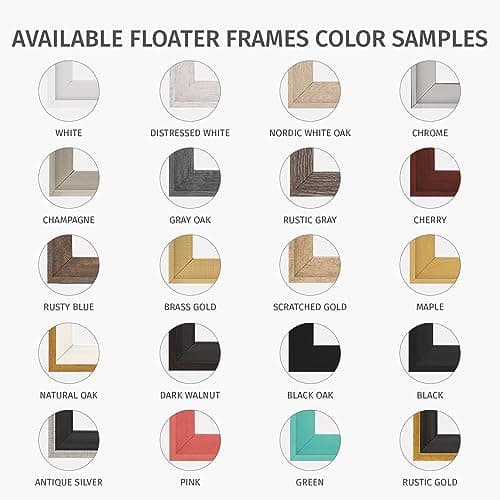Pixy Canvas Floater Frame 16x20 for 1-1/2 (1.5) inch Deep Canvas Paintings/Canvas Prints/Wood Canvas Panels/Wall Art/Wall Decor/Home Decor/Artwork (Brass Gold, 16 x 20 inch, Portrait) — view 8