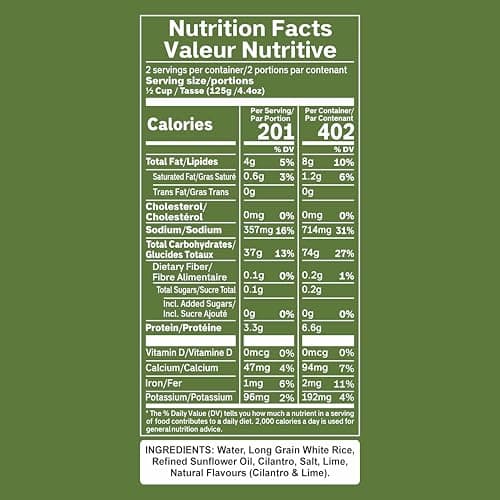 Eat Regal Cilantro & Lime Rice, Ready to Eat Microwave Pouch in 1.5 Minutes, Fluffy Long Grain Rice, Zesty Flavor, Shelf Stable Side Dish, 8.8 oz (Pack of 6