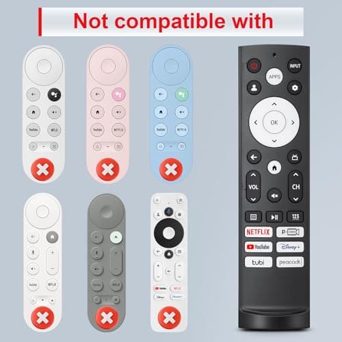 Replacement Remote Control for Hisense Smart Google TV，for Hisense UHD 4K ULED Google TVs — view 3