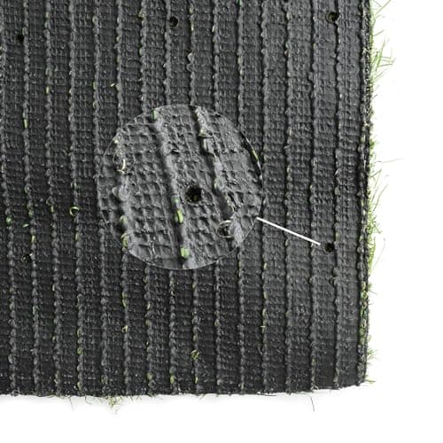iCustomrug Artificial Thick Realistic Grass Mats & Turf Rugs 2' X 3' Synthetic Grass in Many Custom Sizes and Widths with Finished Edges with Binding Tape(Pack of 2) — view 5