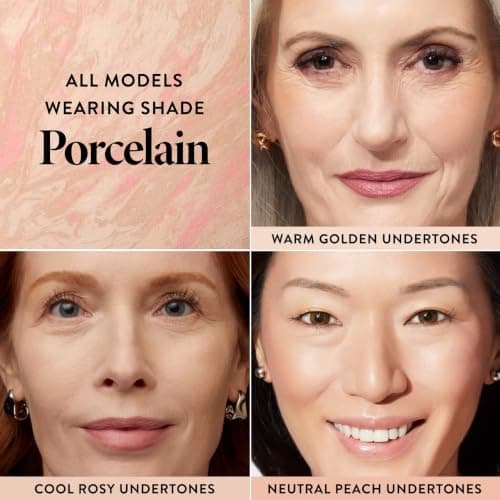 LAURA GELLER NEW YORK Award-Winning Baked Balance-n-Brighten Color Correcting Powder Foundation – Handmade in Italy – Buildable Coverage, Matte Finish – For Mature & Sensitive Skin – 01 Porcelain — view 3