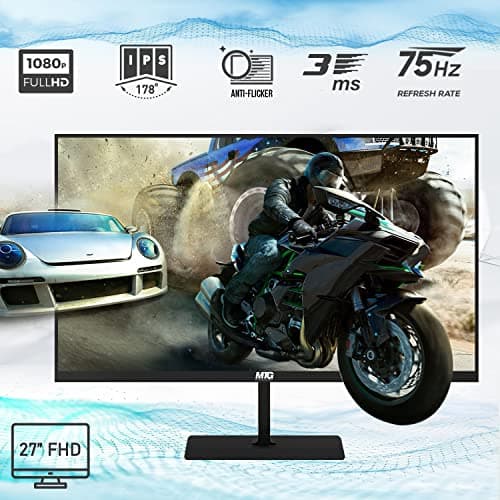 MTG Aurora 4T Gaming Tower PC- Intel Core i7 4th Gen, AMD RX 580 GDDR5 8GB 256bits Graphic, 16GB Ram, 512GB Nvme, New MTG 27 Inch Monitor, RGB Keyboard Mouse, Headphone, Webcam, Windows 11 — view 4
