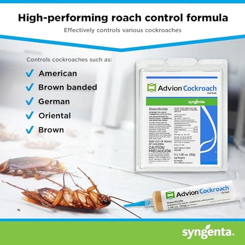 Syngenta 383920 Advion Cockroach Gel Bait 4 X 30 Gram Tubes Roach Control — view 3