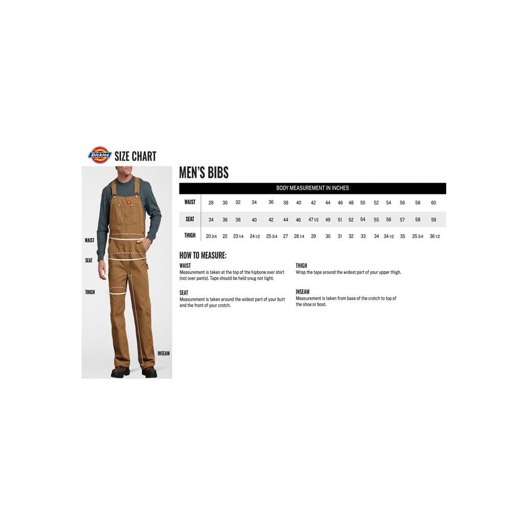 Dickies Men's Denim Bib Overall — view 10