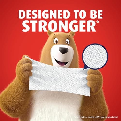 Charmin Ultra Strong Toilet Paper, 6 Mega = 24 Regular Rolls, 2-Ply, White — view 2
