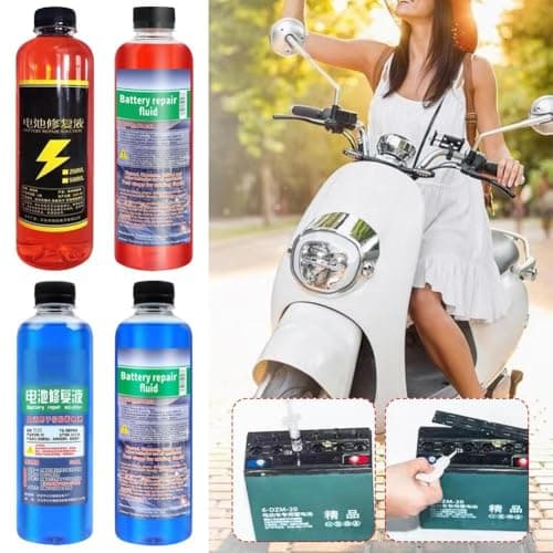 500ML Battery Restore for Lead Acid Batteries, Battery Restore Liquid Solution Batter-y Acid Solution for Batter-y Renewal Lead Liquid Terminal Aci-d Cleaner Resto-re (Style C) — view 3
