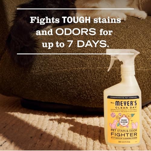 Mrs. MEYER'S CLEAN DAY Pet Stain & Odor Fighter, Orange Blossom Scent, 16oz — view 3