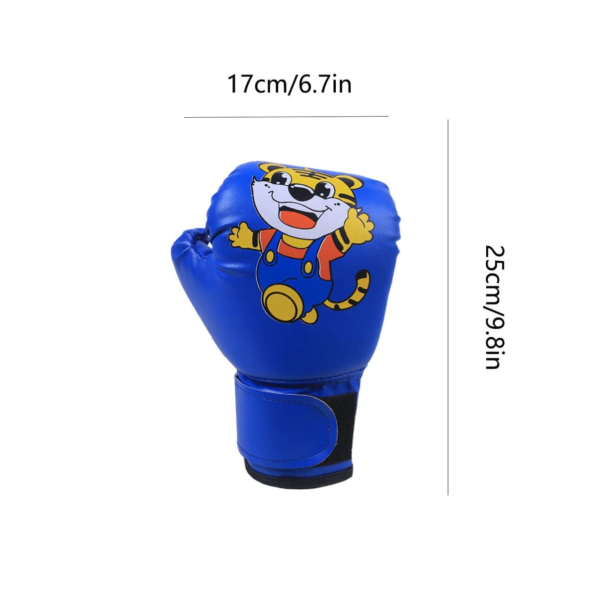 Guantes de boxeo para niños, piel sintética transpirable, con patrón de dibujos animados, guantes de entrenamiento para niños de 3 a 12 años, jóvenes, niños y niñas para saco de boxeo — view 5