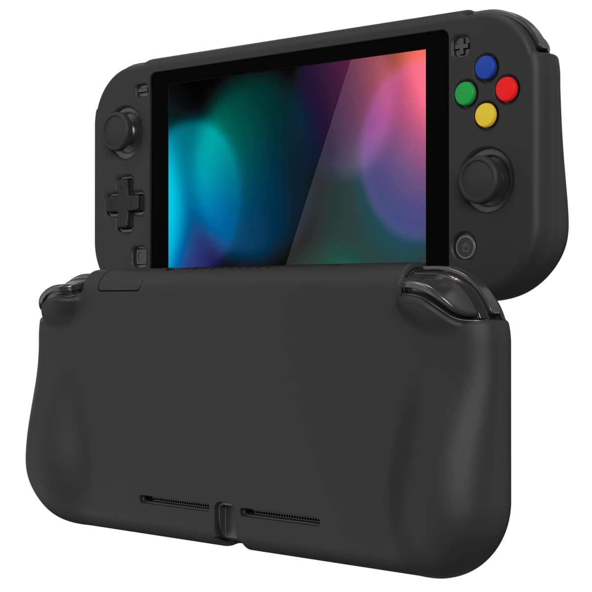 playvital ZealProtect Protective Case for Nintendo Switch Lite, Hard Shell Grip Cover for Nintendo Switch Lite w/Screen Protector & Thumb Grip Caps & Button Caps - Antique Yellow — view 46