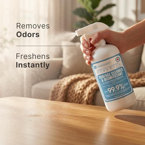 Hypochlorous Acid Spray Cleaning Solution, Made in Canada, Hospital Grade Disinfectant Spray, All-Purpose Sanitizer & Deodorizer, Eliminate Viruses Including Norovirus (2 Pack - 2 x 500ml) — view 3