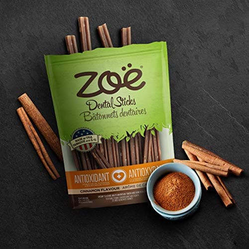 Zoe Dental Sticks for Dogs, Antioxidant, Large, Cinnamon Flavor, 6.6 oz — view 5