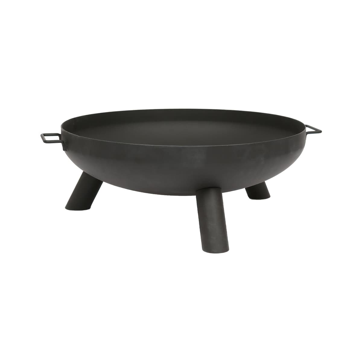 Hammer & Tongs 68cm Iron Fire Pit - Medium Outdoor Round Garden Fire Bowl Brazier Garden Patio Heater Stove for Wood Logs, Charcoal Burning, BBQ, Camping Firepit — view 5